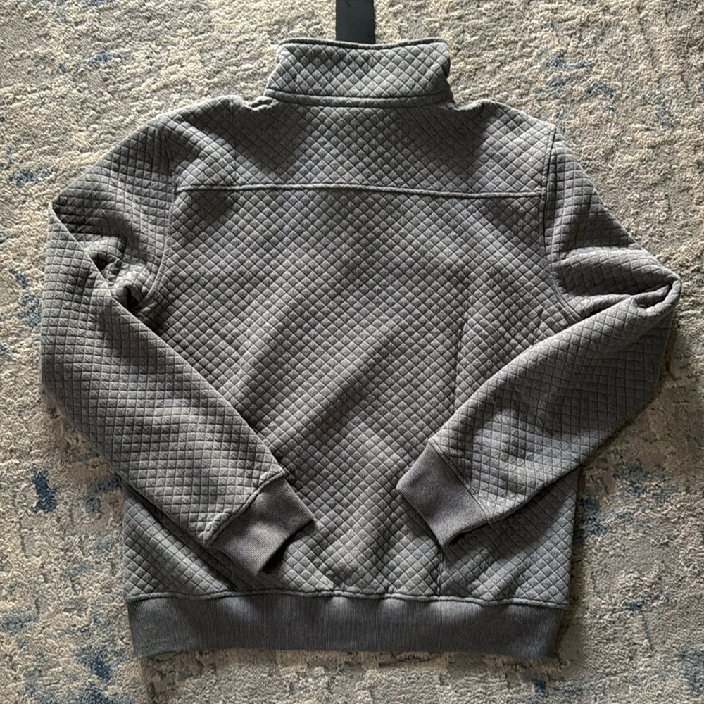 NWT 1/4 snap mock neck quilted patterned Las Vegas Knight pull over, Hockey - Picture 8 of 8